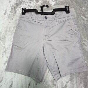 RSQ Mens Gray Short Chino Shorts Size 28 Cotton Stretch Recycled Fabric